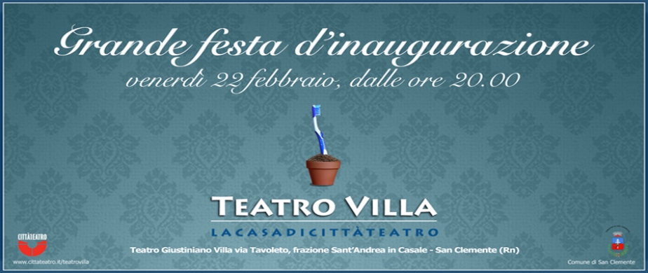 Teatro Villa inaugurazione 2013